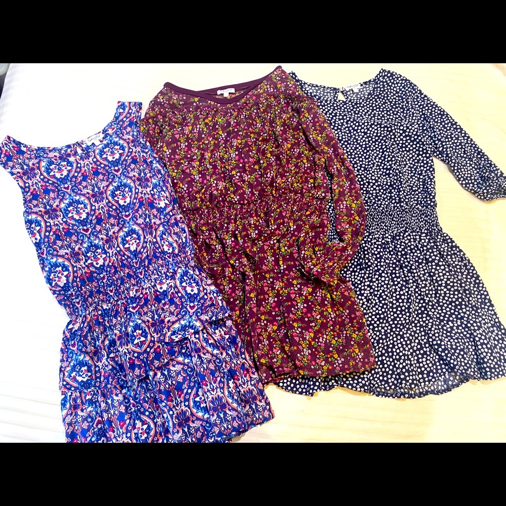 Splendid girls set of 3 dresses size 7/8